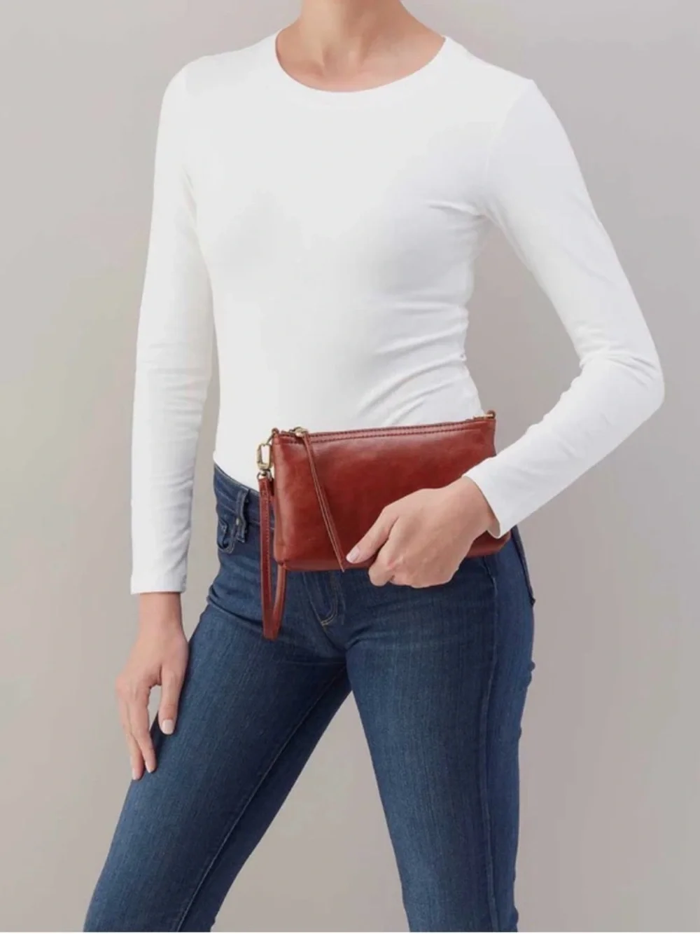 HOBO Darcy Crossbody Polished Leather | Crossbody and Shoulder Bag